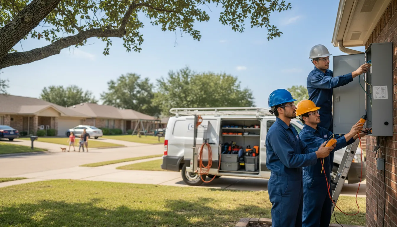 Certified electrician providing emergency electrical services in Cambridge City, IN
